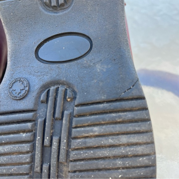 Martino Red Leather Lace Up Hiking Boots - Picture 10 of 16